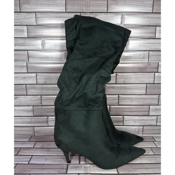 Jessica Simpson Women's Green NAEVY Pointed Toe Knee High Boot Size 10-NEW - Picture 2 of 9